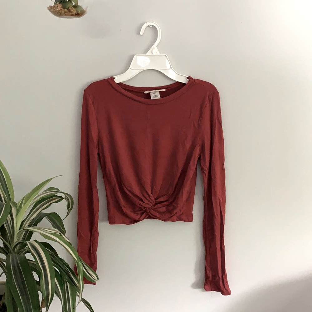 Burnt Orange Crop Top